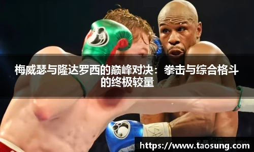 梅威瑟与隆达罗西的巅峰对决：拳击与综合格斗的终极较量